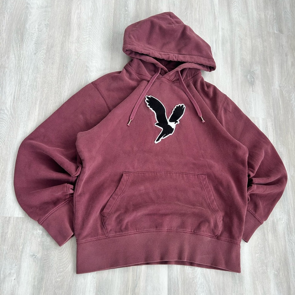 American Eagle Outfitters Maroon Hoodie